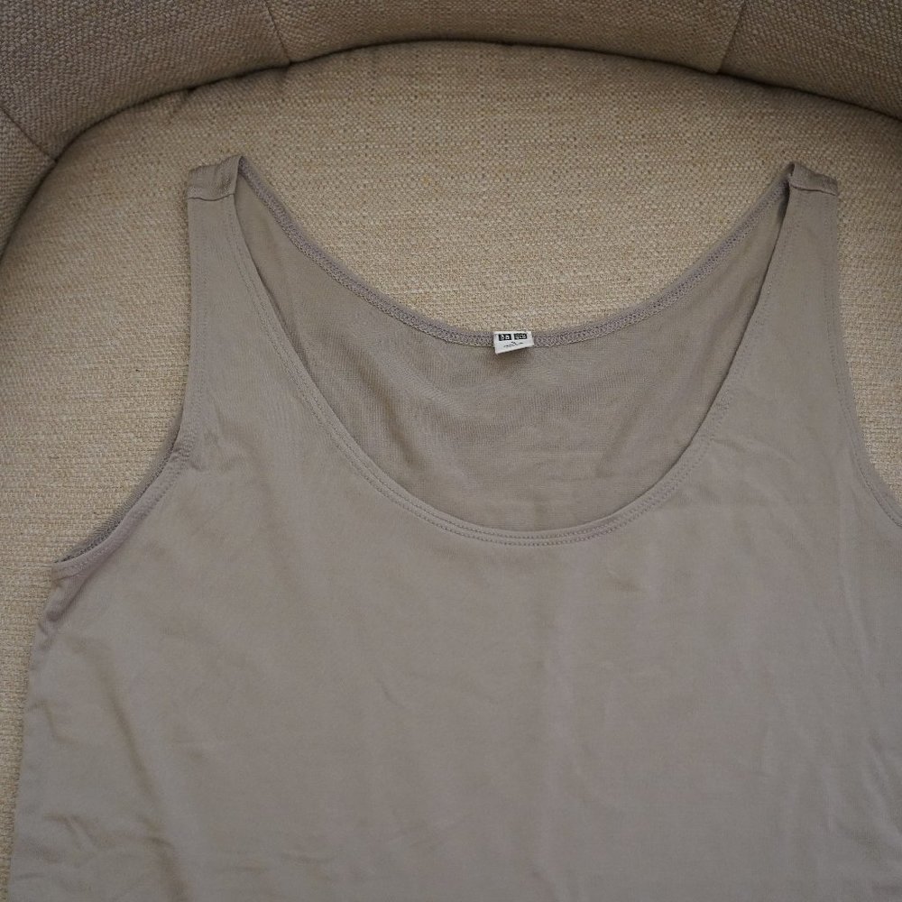 Uniqlo Tan Airism Tank Top